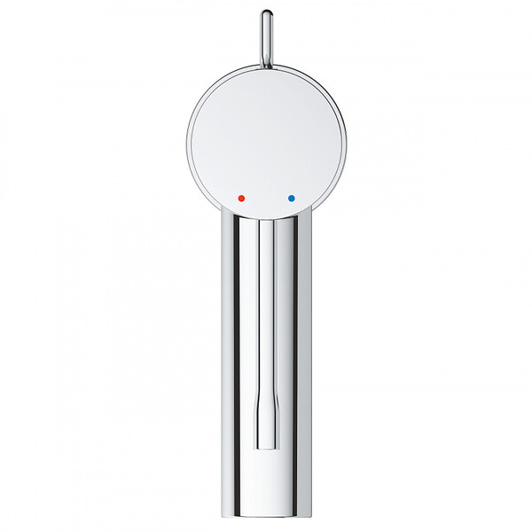 GROHE - Grohe Essence Mitigeur monocommande taille S avec tirette et vidage, cartouche en céramique, Chrome (24175001) - large