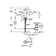 GROHE - Grohe Essence Mitigeur monocommande taille S avec tirette et vidage, cartouche en céramique, Chrome (24175001) - vignette