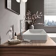 HANSGROHE - Hansgrohe Vivenis Mitigeur de lavabo surélevé 250 sans tirette ni vidage, bec cascade, chrome (75042000) - vignette