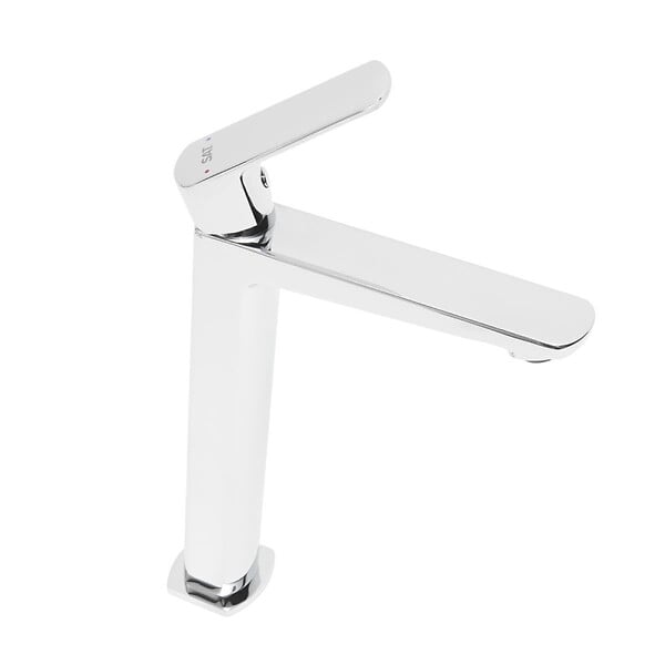 SWISS AQUA TECHNOLOGIES - Swiss Aqua Technologies Mitigeur lavabo haut  Feel, sans prise, chrome, (SATBSFEEL285) - large