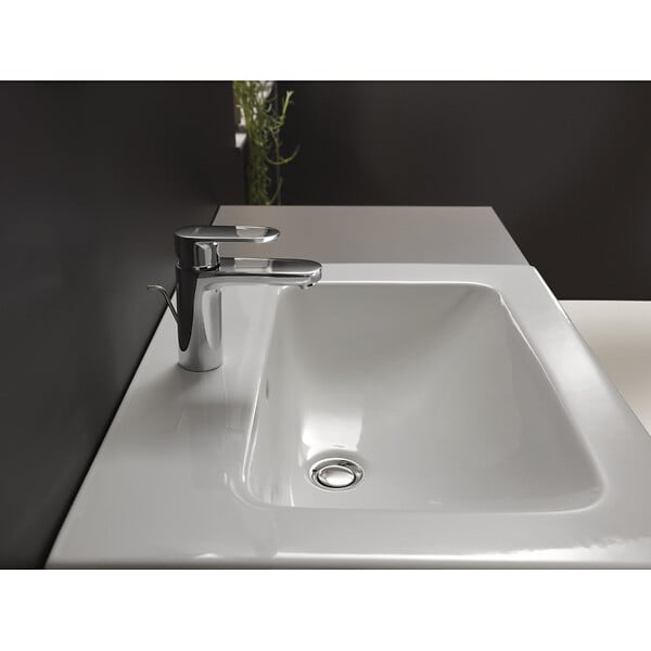 HANSGROHE - Hansgrohe Vernis Blend Mitigeur de lavabo 100 avec tirette et vidage synthétique, chromé (71551000) - large