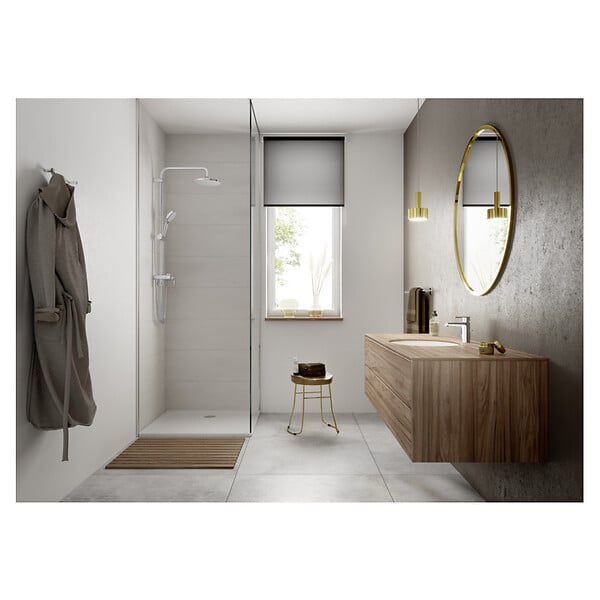 HANSGROHE - Hansgrohe Vernis Blend Mitigeur de lavabo 100 avec tirette et vidage synthétique, chromé (71551000) - large