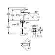 GROHE - Grohe START Mitigeur monocommande lavabo taille M, avec bonde clic-clac, noir mat (G-235752432) - vignette