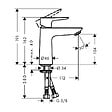 HANSGROHE - Hansgrohe Talis E 110 Lot de 2 mitigeurs de lavabo (71711000-DUO) - vignette