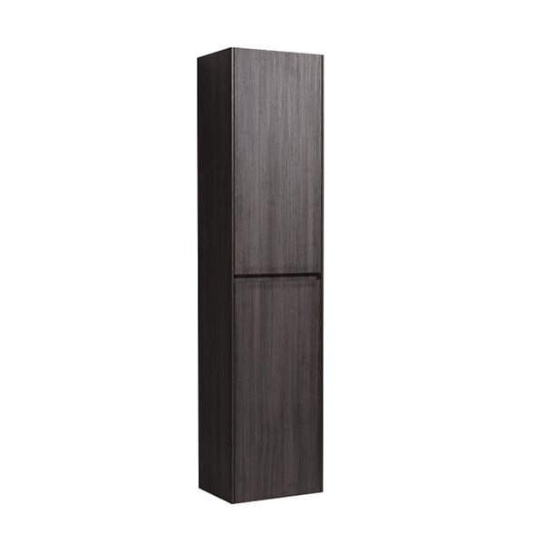 NATUREL - Naturel Verona Armoire haute bois foncé avec deux portes, 40x30x170cm (VERONAV40TD) - large