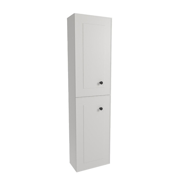 NATUREL - Naturel Meuble de salle de bain haut Naturel Forli 40x157x20 cm blanc (FORLIV40BI) - large