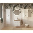 NATUREL - Naturel Meuble de salle de bain haut Naturel Forli 40x157x20 cm blanc (FORLIV40BI) - vignette
