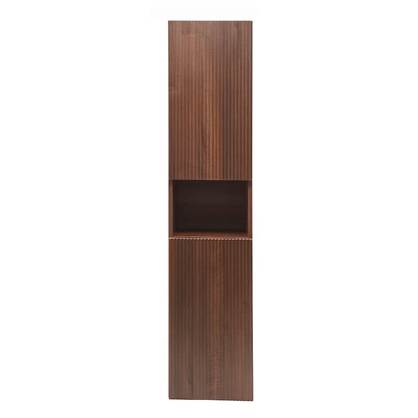 SWISS AQUA TECHNOLOGIES - Swiss Aqua Technologies Evolution 36x165x32 cm meuble de salle de bain suspendu haut, noyer Aida mat (SATEVOV36NA) - large