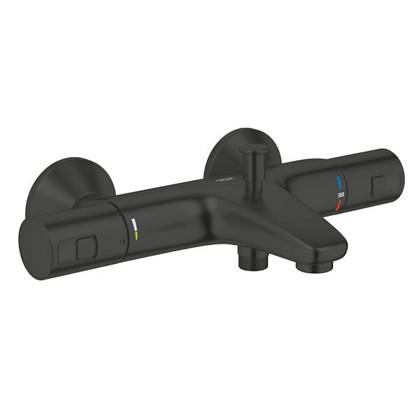 GROHE - Grohe PRECISION START mitigeur bain/douche  thermostatique, noir mat (G-345982430) - large