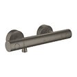 GROHE - Grohe Ensemble de douche complet 3 jets +Mitigeur thermostatique douche, Brossé (34065AL2-SET) - vignette