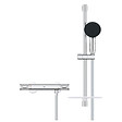 GROHE - Grohe Precision Feel Set de douche avec mitigeur thermostatique + Douchette 3 jets + Barre 60 cm, chrome (G34791001) - vignette