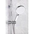 SWISS AQUA TECHNOLOGIES - Swiss Aqua Technologies /Grohe Set de douche avec mitigeur + Douchette 3 jets barre avec curseur + Douche de tête XXL 254 mm Chrome - vignette
