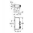 GROHE - Grohe Set bain/douche Mitigeur Grohtherm SmartControl + Douchette Euphoria 1 jet avec support mural, Chrome (34718000-EUPHORIA) - vignette