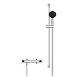 GROHE - Grohe Precision Flow Set de douche avec mitigeur thermostatique + Douchette + Barre 90 cm, chrome (G34805001) - vignette