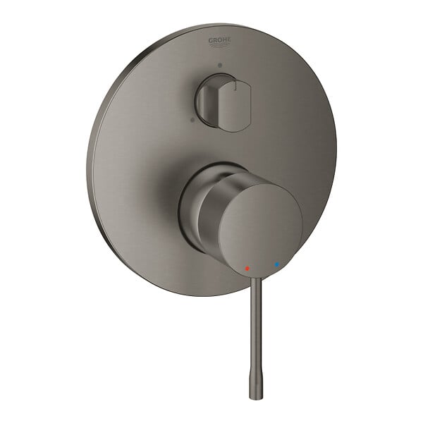 GROHE - Grohe Essence mitigeur monocommande 3 sorties avec inverseur, gris foncé brossé (G24092AL1) - large