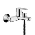 HANSGROHE - Hansgrohe Crometta Set mitigeur bain/douche + Barre 65cm + Douchette 2 jets + Flexible, Chrome (71440000-Crometta2) - vignette