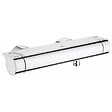GROHE - Grohe Set de douche Mitigeur thermostatique Grohtherm + Douchette Stick 1 jet, support mural, flexible, Chrome (34169001-CUBESTICK) - vignette