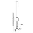 GROHE - Grohe Set de douche Mitigeur thermostatique Grohtherm + Douchette Stick 1 jet, support mural, flexible, Chrome (34169001-CUBESTICK) - vignette