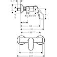 HANSGROHE - Hansgrohe Pack Focus Mitigeur douche + Set de douche Crometta Vario (31960000-CROMETTA) - vignette