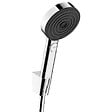 HANSGROHE - Hansgrohe Ecostat Mitigeur thermostatique douche + Douchette à main XXL 105mm 3 jets, Flexible de douche 125cm, support mural - vignette