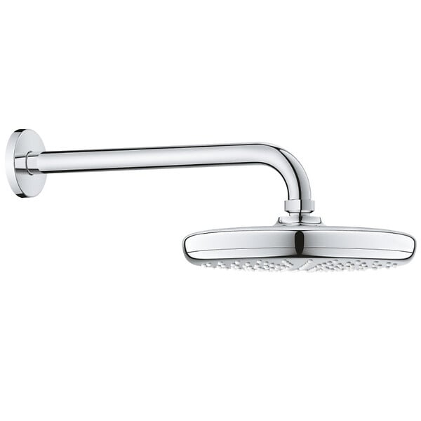 GROHE - Grohe Grohtherm Set de douche encastré avec mitigeur thermostatique, douche de tête 210mm + Douchette avec support mural, Chrome - large