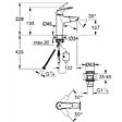 GROHE - Grohe Eurosmart Mitigeur monocommande taille M, avec cartouche en céramique, Chrome (23976003) - vignette