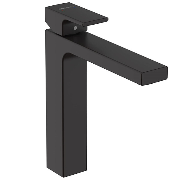 HANSGROHE - Hansgrohe Vernis Shape Mitigeur de lavabo ComfortZone 190 avec cartouche céramique, Noir mat (71591670) - large