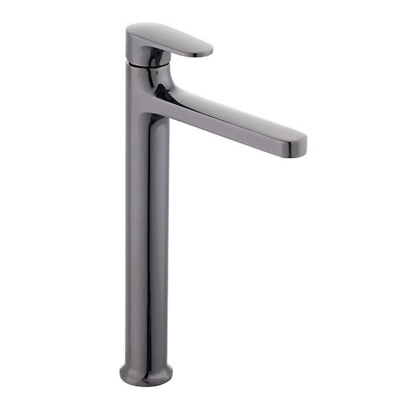 SWISS AQUA TECHNOLOGIES - Swiss Aqua Technologies SAT DARK Mitigeur XL pour lavabo avec levier, Gun metal (SATBSDA285P) - large