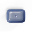 SWISS AQUA TECHNOLOGIES - Swiss Aqua Technologies Infinitio Vasque à poser 45,5 x 32,5 x 13,5 cm, sans trop-plein, Bleu foncé mat (SATINF4532DBLM) - vignette