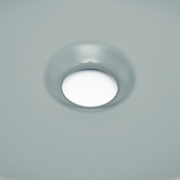 SWISS AQUA TECHNOLOGIES - Swiss Aqua Technologies Mood vasque à poser ronde 36x36 cm sans trou de robinetterie ni trop-plein, gris (SATM3636LGRM) - large