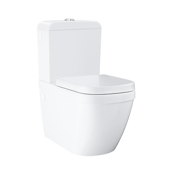 GROHE - Grohe Euro Ceramic Cuvette WC à poser, Triple Vortex, Blanc alpin (39338000) - large