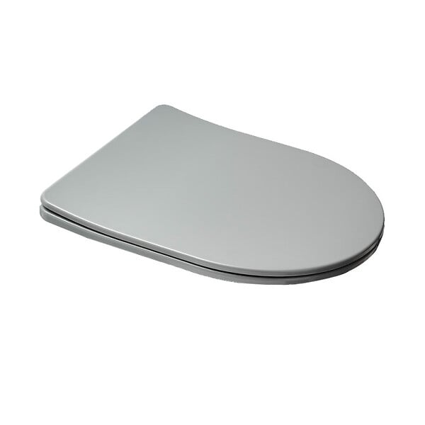 SWISS AQUA TECHNOLOGIES - Swiss Aqua Technologies Abattant soft close pour WC suspendu Infinitio, gris mat (Seat-GreyInfinitio) - large