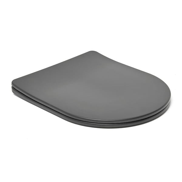 SWISS AQUA TECHNOLOGIES - Swiss Aqua Technologies Brevis Abattant SoftClose, noir mat (SATBREPBKM) - large