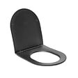 SWISS AQUA TECHNOLOGIES - Swiss Aqua Technologies Brevis Abattant SoftClose, noir mat (SATBREPBKM) - vignette