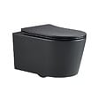 SWISS AQUA TECHNOLOGIES - Swiss Aqua Technologies Brevis Abattant SoftClose, noir mat (SATBREPBKM) - vignette