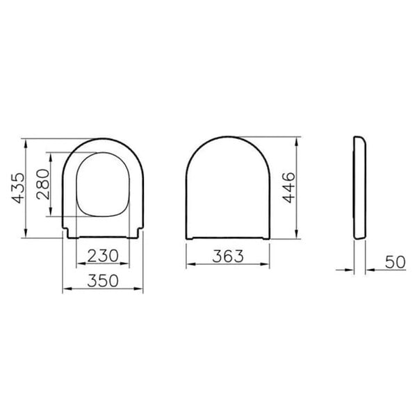 VITRA - Vitra  Integra abattant frein de chute, blanc (121-003-909) - large