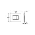 GROHE - Grohe Skate Cosmopolitan Plaque de commande Cool Sunrise brossé (38732GN0) - vignette