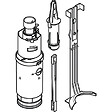 GEBERIT - Geberit Cloche complète double touche - Pour réservoir encastré (240.501.00.1) - vignette