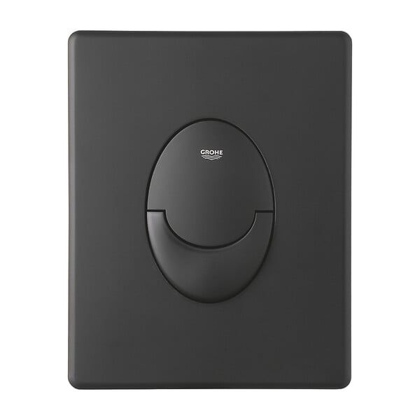 GROHE - Grohe Start Plaque de commande double touche, Noir mat (38964KF0) - large