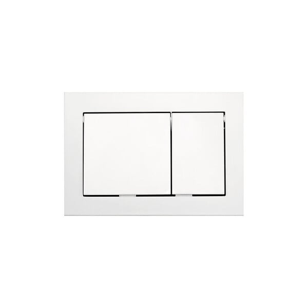 TECE - Tece TECEbase Plaque de commande double touche, Blanc (9240700) - large