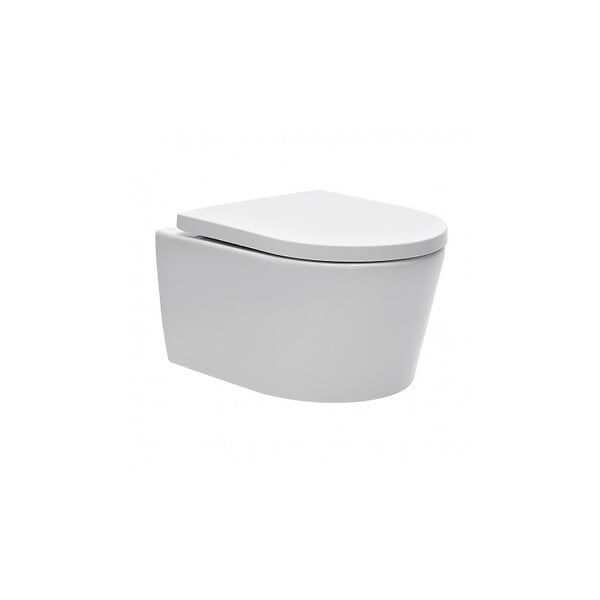 GROHE - Pack WC Rapid SL + cuvette sans bride SAT, fixations cachées + plaque Skate chrome (RapidSL-SATrimless-SP) - large