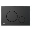 SWISS AQUA TECHNOLOGIES - Swiss Aqua Technologies Pack WC bâti-autoportant + WC Infinitio noir mat sans bride + Abattant softclose + Plaque noire mat (SMART-BlackInfinitio-2) - vignette