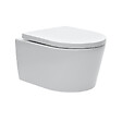 SWISS AQUA TECHNOLOGIES - Pack WC bâti-autoportant + WC SAT sans bride fixations invisibles + Abattant softclose + Plaque blanche (SMART-SATrimless-M270) - vignette