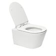 GROHE - Grohe Pack WC Bâti autoportant Solido + WC sans bride SAT Brevis + Abattant ultra-fin softclose + Plaque chrome (AUTOPORTANT-BREVIS-1) - vignette