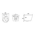 GROHE - Grohe Pack WC Rapid SL + WC Swiss Aqua Technologies Infinitio sans bride + Plaque de commande noir mat  (RapidSL-Infinitio-KF0) - vignette