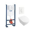 GROHE - Grohe Pack WC Rapid SL autoportant + cuvette Villeroy&Boch O.Novo + plaque Skate Air blanche (ProjectO.Novo-3) - vignette