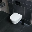 GROHE - Grohe Pack WC Bâti autoportant Rapid SL + WC SAT sans bride et fixations invisibles + Plaque Noir mat (ProjectSATrimless-KF0) - vignette