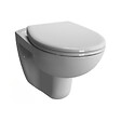 GROHE - Grohe Pack WC Bâti Autoportant Rapid SL + WC Vitra Normus sans bride + Abattant softclose + Set habillage + Plaque chrome - vignette