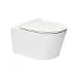 GROHE - Grohe Pack WC Bâti-support Rapid SL + WC sans bride Brevis + Abattant softclose + Douchette bidet + Plaque chrome - vignette
