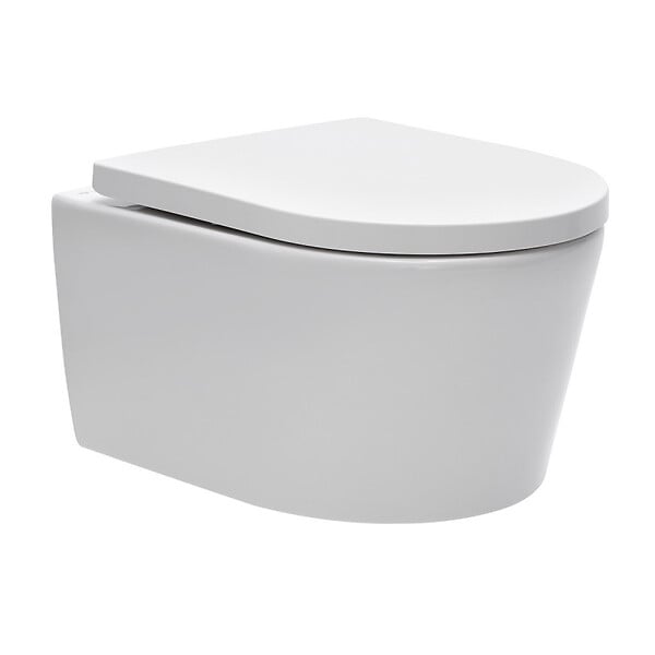 GROHE - Pack WC bâti autoportant + WC Swiss Aqua Technologies sans bride + Plaque chrome + Set habillage (ProjectSATrimless-1-sabo) - large